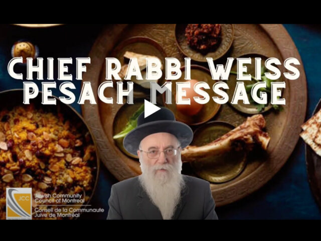 video-rabbi-weiss-passover-message